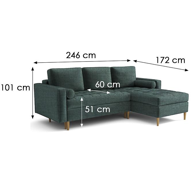 Ecksofa Monza P Viva 12