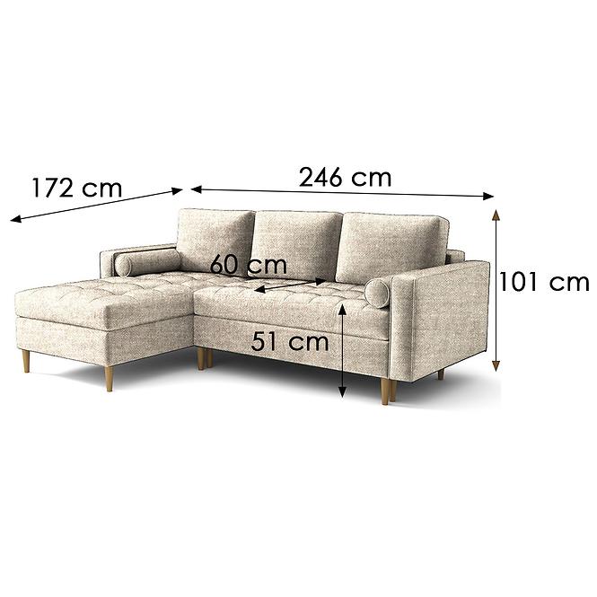 Ecksofa Monza L Viva 2