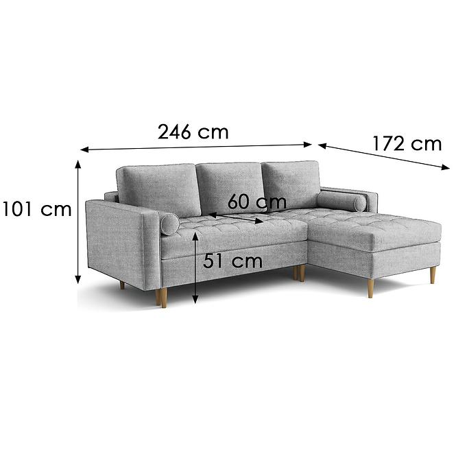 Ecksofa Monza P Viva 14