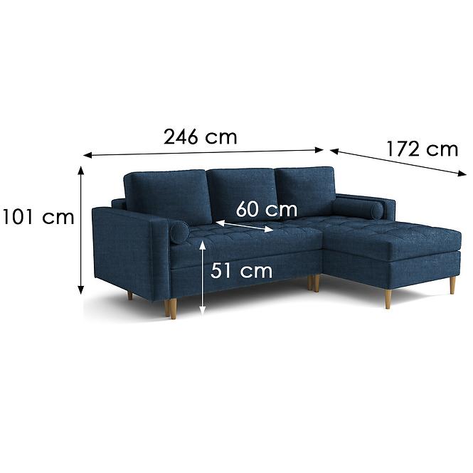 Ecksofa Monza P Viva 77