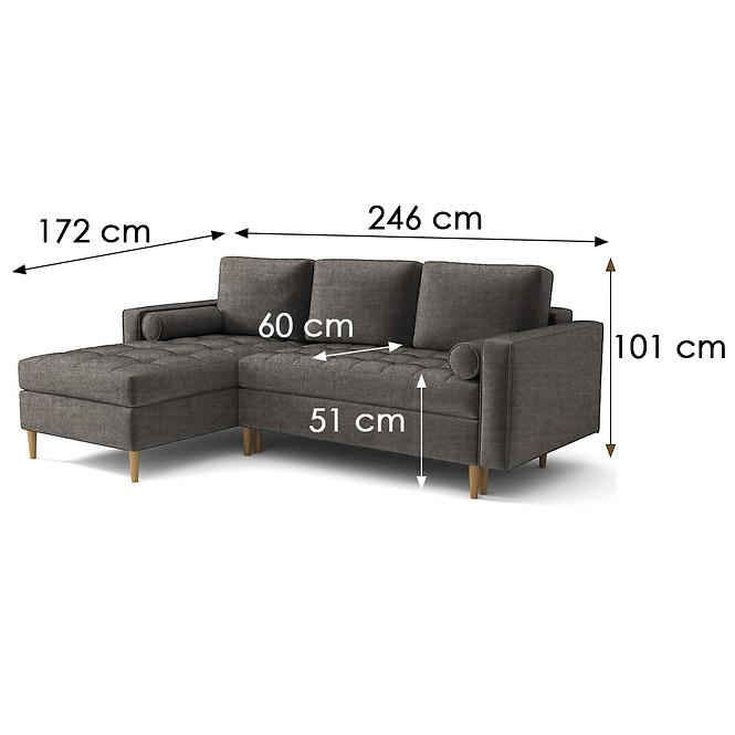 Ecksofa Monza L Viva 5