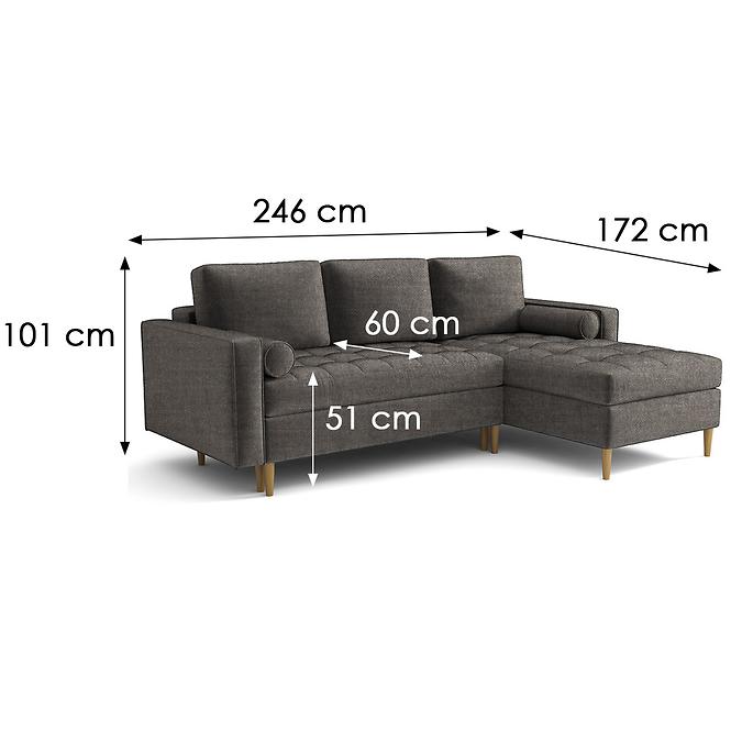 Ecksofa Monza P Viva 5