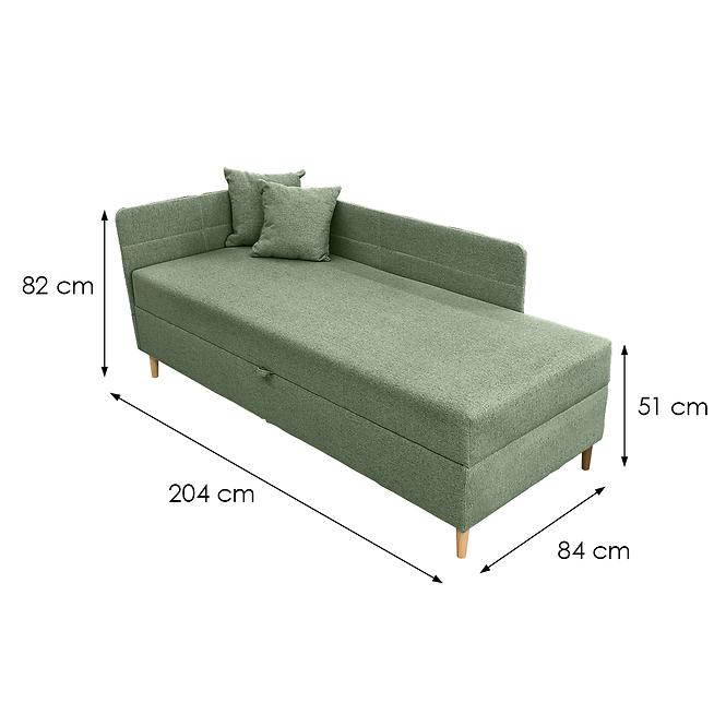 Bett Olimp Pocket L 80x200 Neve 34