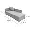 Bett Olimp Pocket L 90x200 Neve 85,3
