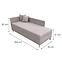 Bett Olimp Pocket L 90x200 Neve 13,3
