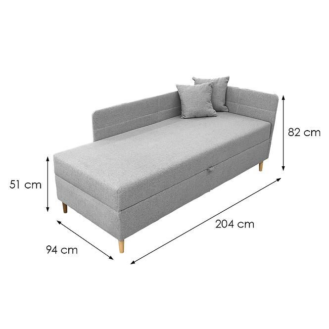 Bett Olimp Pocket P 90x200 Neve 85