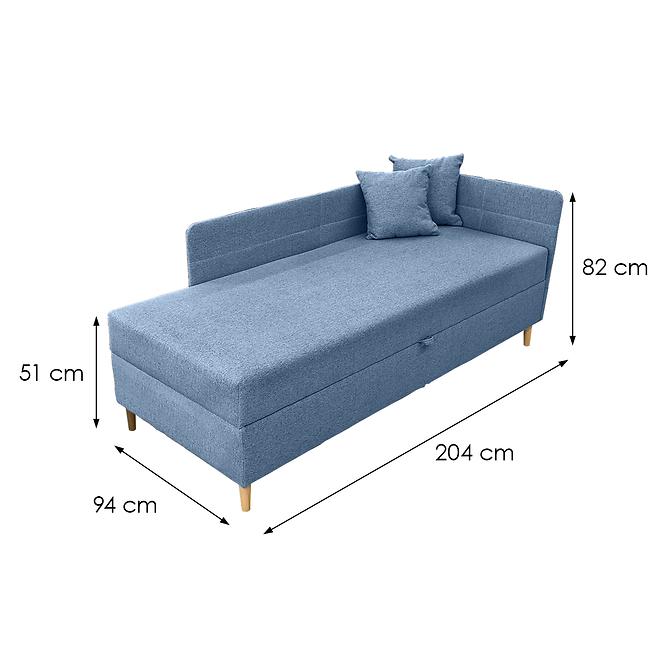 Bett Olimp Pocket P 90x200 Neve 74