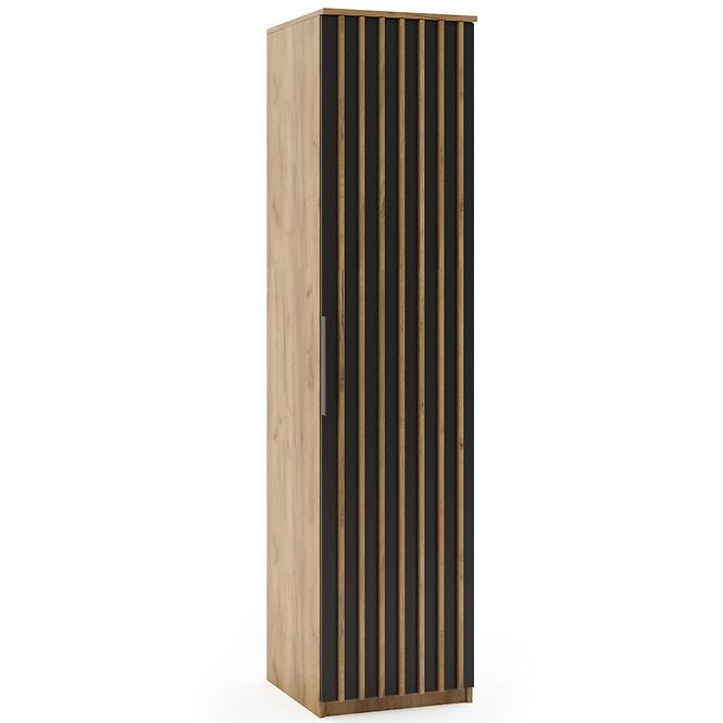 Schrank Sorento 50 craft gold/schwarz