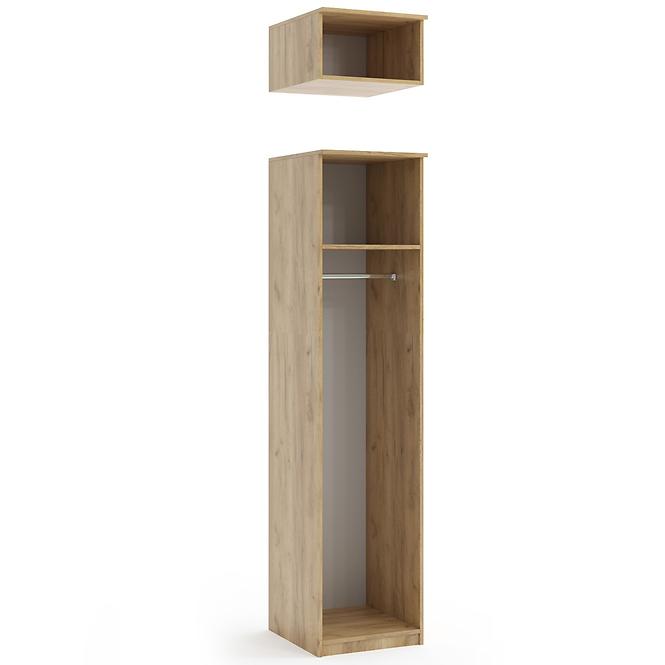 Schrank Sorento 50 craft gold/schwarz