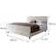 Bett Wave mit Topper 140x200 Manila 01/Tilia 03,3