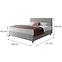 Bett Wave mit Topper 140x200 Manila 15/Tilia 86,3