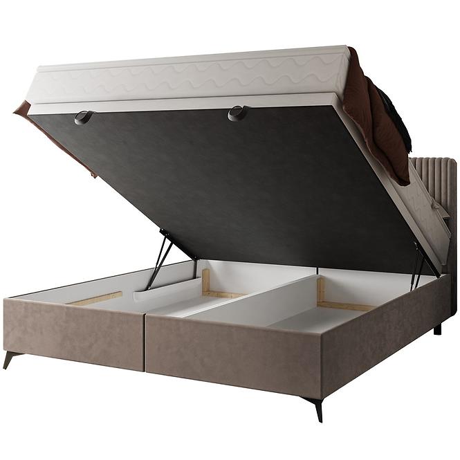 Bett Wave mit Topper 160x200 Manila 21/Tilia 17