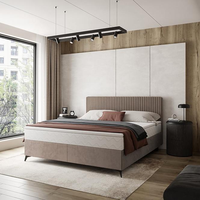Bett Wave mit Topper 160x200 Manila 21/Tilia 17