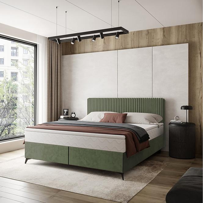 Bett Wave mit Topper 160x200 Manila 34/Tilia 37