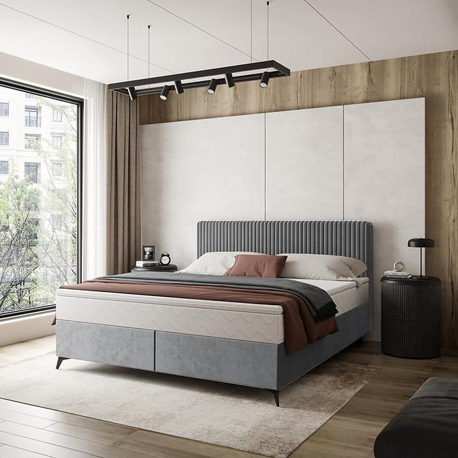 Bett Wave mit Topper 160x200 Manila 16/Tilia 90