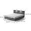 Bett Muna mit Topper 140x200 Aston 17,8