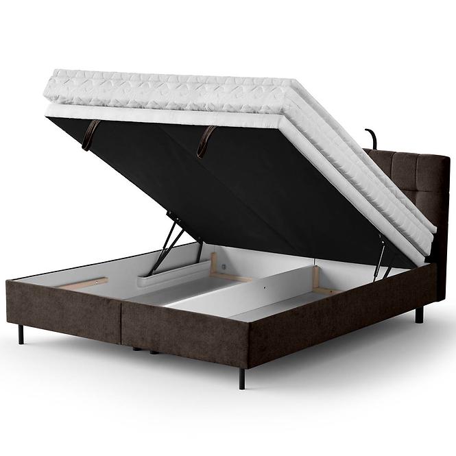 Bett Muna mit Topper 140x200 Aston 04