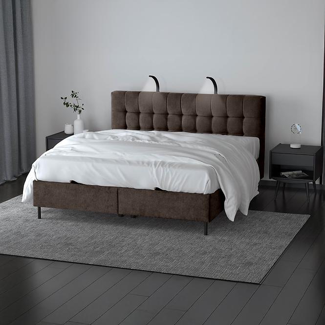 Bett Muna mit Topper 140x200 Aston 04