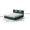 Bett Muna mit Topper 140x200 Aston 27,8