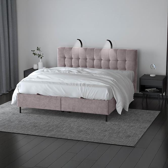 Bett Muna mit Topper 140x200 Aston 19
