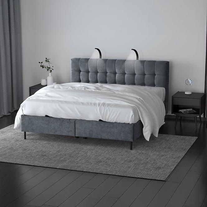 Bett Muna mit Topper 160x200 Aston 17