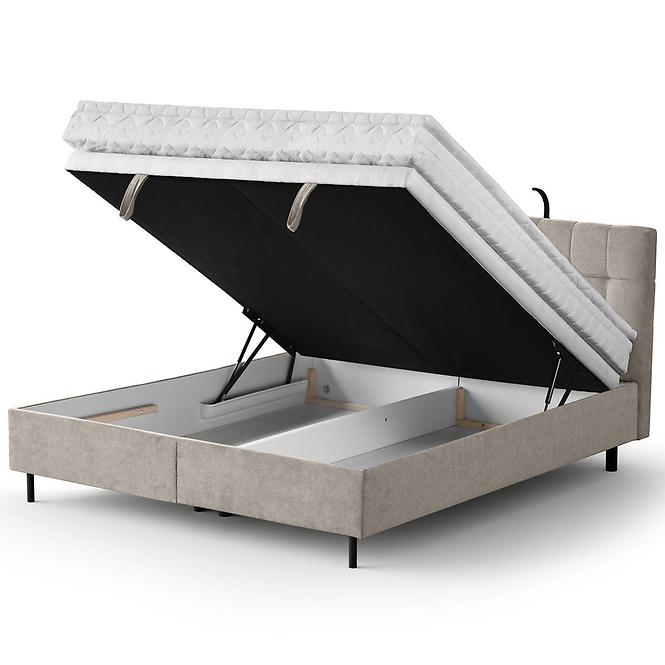 Bett Muna mit Topper 160x200 Aston 02