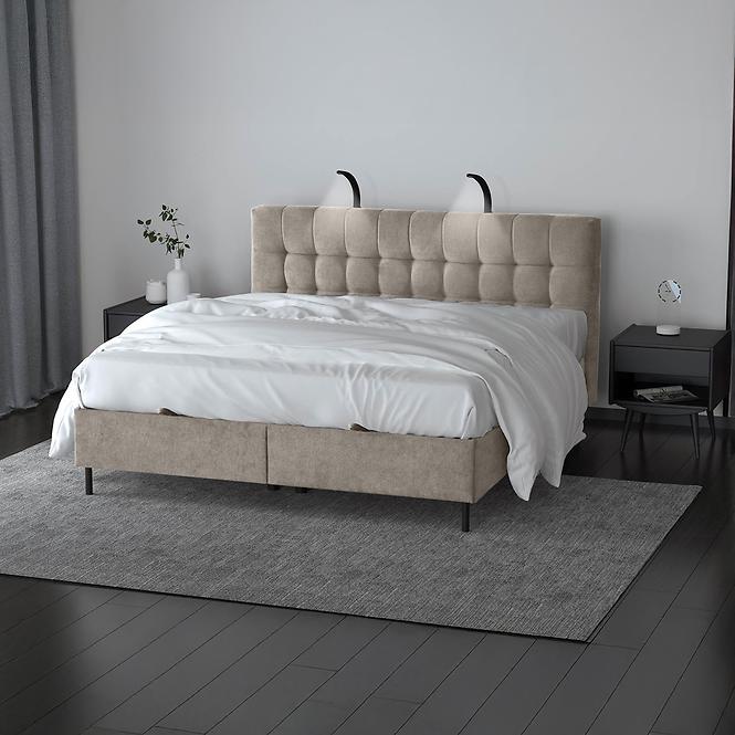 Bett Muna mit Topper 160x200 Aston 02