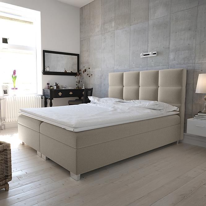 Bett Kanada mit Topper 140x200 Alfa 03