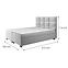 Bett Kanada mit Topper 140x200 Alfa 17,3