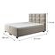 Bett Kanada mit Topper 180x200 Alfa 03,3