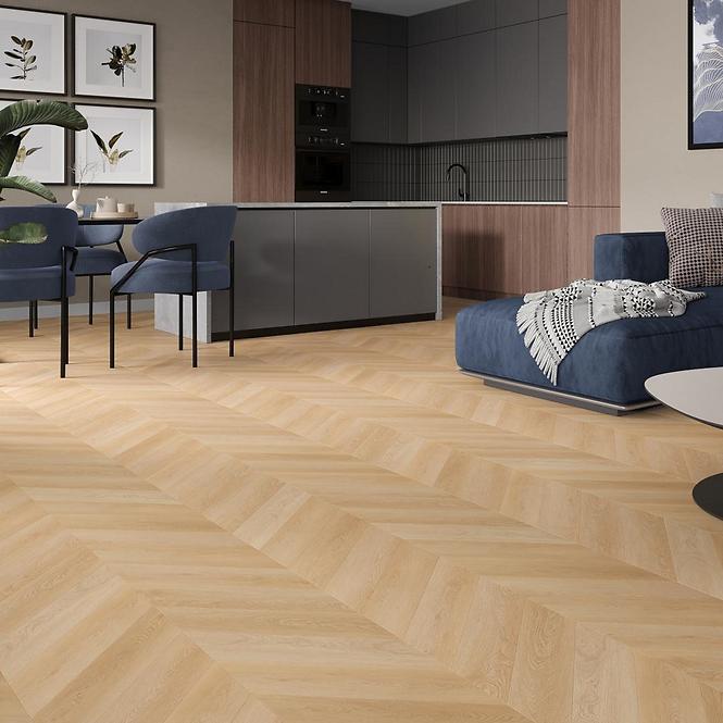 Vinylboden SPC Eiche Hartford 41822 Chevron 4V 4,5mm 0,3mm,5