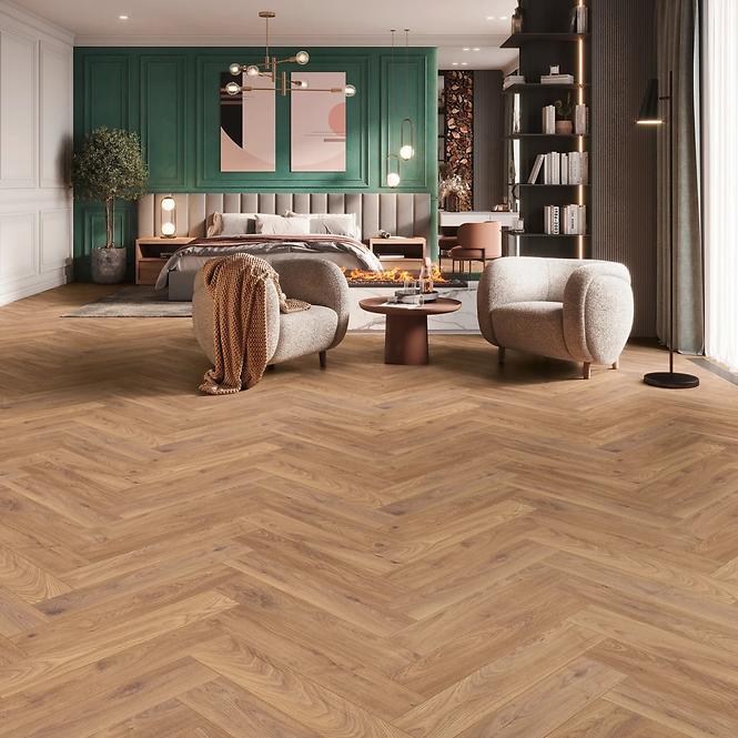 Laminatboden Eiche Firebrand 8mm AC5 Herringbone K450,2