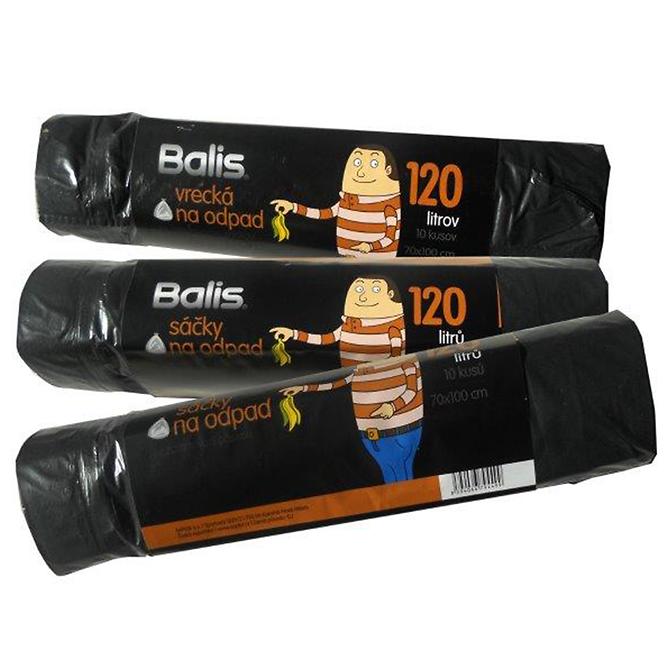87SA LDPE ODPADNÍ SAČKY 120L ZATAHOVACÍ 10KS. 29 023N