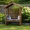 Pergola mit Bank Aston,3