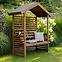Pergola mit Bank Aston,5