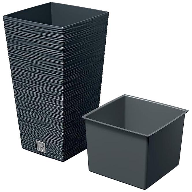 Blumentopf Furu Square - Anthrazit DFSH265-S433