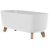 Blumentopf Gracia Case 39 cm Weiß DGCL400-S449