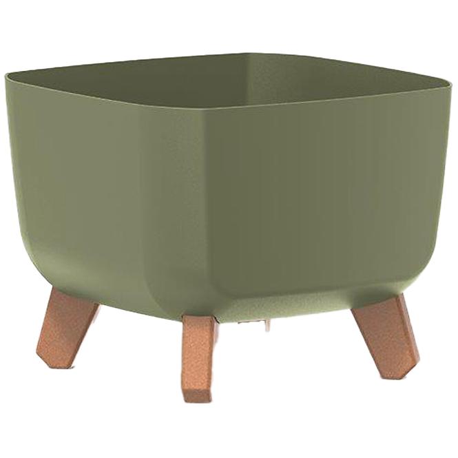 Blumentopf Gracia Square 24 cm Grün DGQL240-5615C