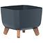 Blumentopf Gracia Square 24 cm Anthrazit DGQL240-S433