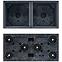 Blumentopf Sierra Square Beton Effect 57,7 cm Anthrazit,2
