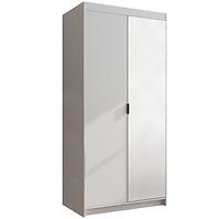 Schrank Elena weiß 2D-1D 1 spiegel