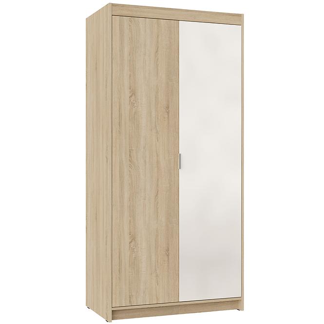 Schrank Elena eiche sonoma 2D-1D 1 spiegel