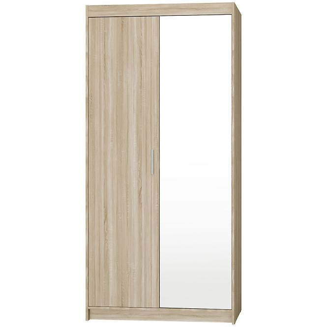 Schrank Elena eiche sonoma 2D-1D 1 spiegel