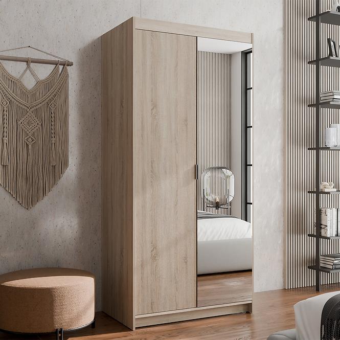 Schrank Elena eiche sonoma 2D-1D 1 spiegel