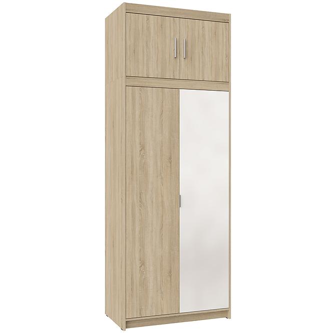Schrank Elena eiche sonoma 2D-1D 1 spiegel