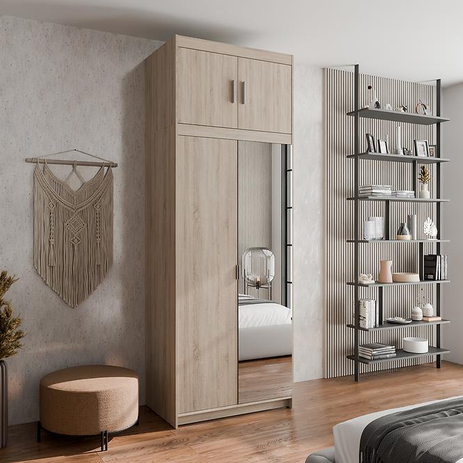Schrank Elena eiche sonoma 2D-1D 1 spiegel