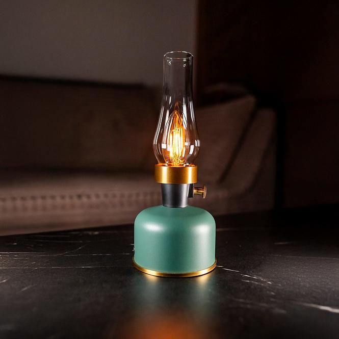 Tischlampe Olia USB IP44 green