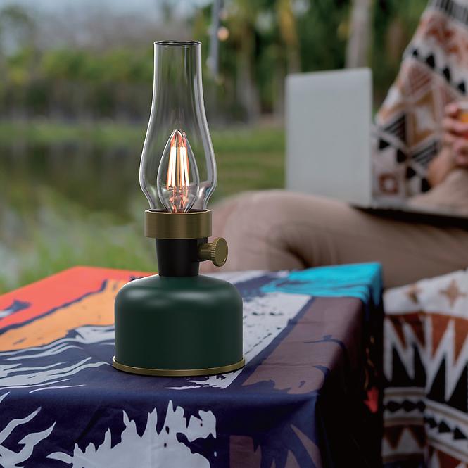Tischlampe Olia USB IP44 green