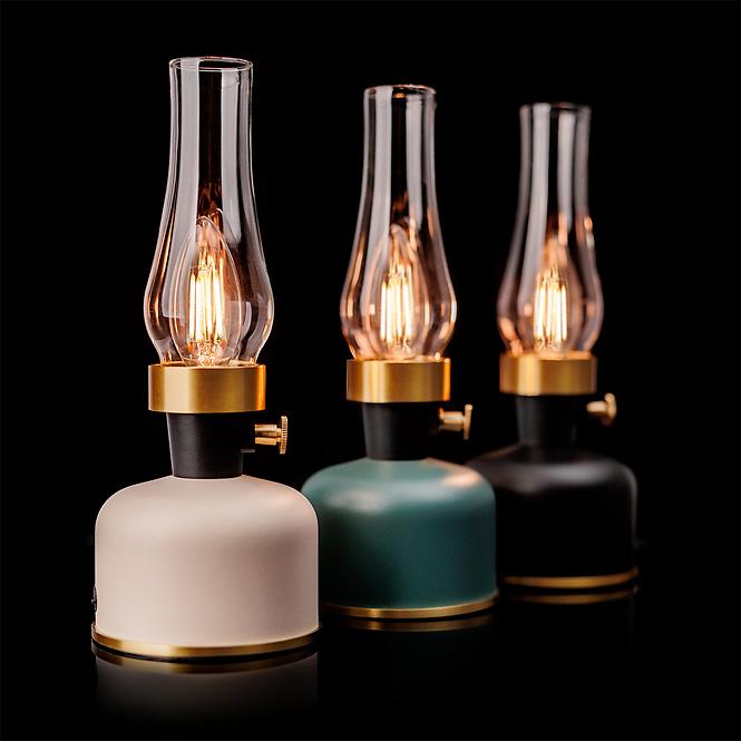 Tischlampe Olia USB IP44 beige