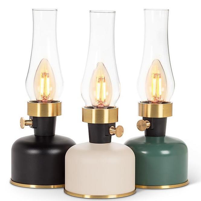 Tischlampe Olia USB IP44 beige